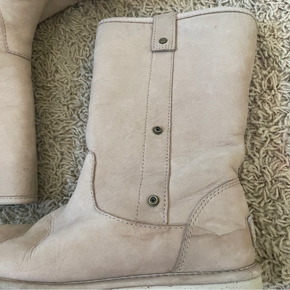 UGG Australia Malinda convertible Boot Sand Fawn Sheepskin Size 6 Uggs Winter - Picture 14 of 16